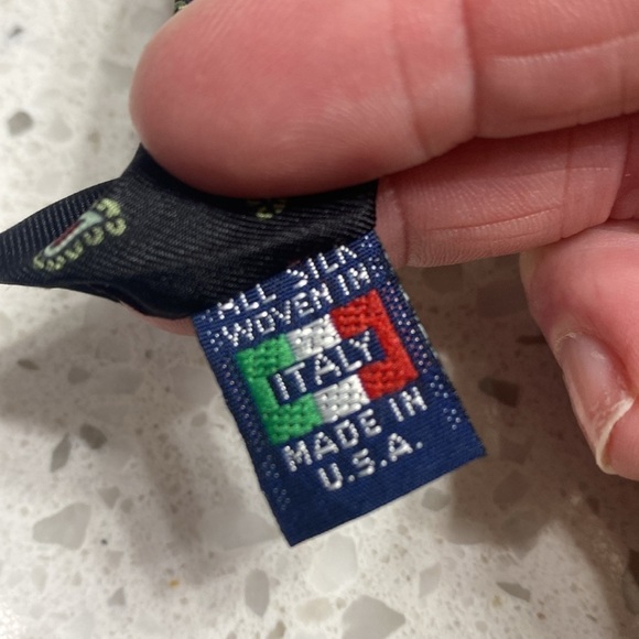 Briar Silk Tie Black Paisley Length 59” preppy classic - Picture 6 of 7